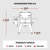 Camp Chef Woodwind Pro 24 with Sidekick bundle 