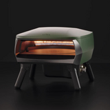 WITT Piccolo Rotante Gas Powered Pizza Oven w/ Rotating Stone 13" - Green