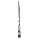 Gaganis Bros Flat Skewer  suitable for Kebab/Shashlik/Brazilian/Kibedea and Tandoor BBQs- 45cm - Stainless Steel - 08830013