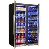 Schmick Matching Upright Glass Door Beer And Wine Refrigerator Combination Model BD425B-Combo