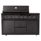 Gasmate Nova Graphite 6 Burner BBQ Kitchen 2m