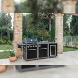 Coleman Revolution 4 Burner BBQ Kitchen w/ fridge & sink - COLREVKIT-2-BUNDLE