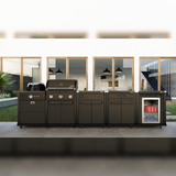 Coleman Revolution Dual Fuel Kitchen w/ sink & fridge - COLREVKIT-6-BUNDLE