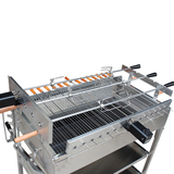 Cyprus Grill 2020 Extra Large BBQ Rotisserie with 2 x Variable Speed motors - EB-W02B-BUNDLE