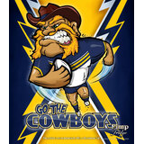 NQ Cowboys branded bar fridge, Great gift idea!  *Note 'This product is not endorsed by NRL or featured club'