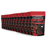 Low 'n' Slow Basics "Steak Shooter" Jerky 70g x 12 Pack - LNS-BJSS12-BUNDLE