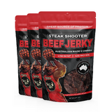 Low 'n' Slow Basics "Steak Shooter" Jerky 70g x 3 Pack - LNS-BJSS3-BUNDLE