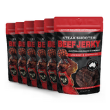 Low 'n' Slow Basics "Steak Shooter" Jerky 70g x 6 Pack - LNS-BJSS6-BUNDLE