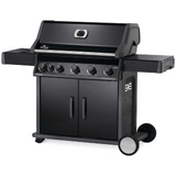 Napoleon Rogue 5 Burner Black - Side Infra Red Burner + CI Grills - RXT625SIBPK-1-AU