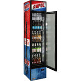 Ampol Fuel Pump Branded Skinny Upright Bar Fridge