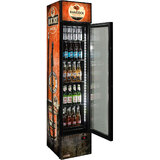 Hancock Fuel Pump Branded Skinny Upright Bar Fridge