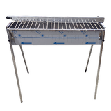 Spinaro 24 Skewer Charcoal BBQ (20cm Wide Base) - Auto Turning Skewers - TRS-24L20