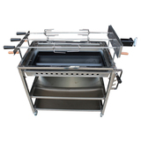 Cyprus Grill 2020 Extra Large BBQ Rotisserie with 2 x Variable Speed motors - EB-W02B-BUNDLE