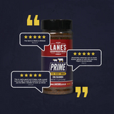 Lanes PRIME BBQ Rub - 323g - LB3475