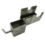 A40 Stainless Steel Rotisserie BBQ Spit Motor with Pin (30kg Capacity) with Mounting Bracket