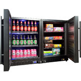 Under Bench Matching Fridge And Freezer Combination - Quiet Running Model BD113-B-Combo