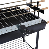 Cyprus Grill Heavy Duty 5 Spits Rotisserie Souvla Package Deal with 2 x 20kg Variable Speed Motor - CG-8000A-BUNDLE