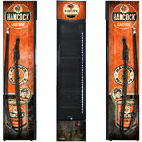 Hancock Fuel Pump Branded Skinny Upright Bar Fridge