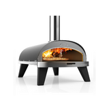 ZiiPa Piana Wood Pellet Pizza Oven with Rotating Stone – Charcoal - Backyard BBQ Bundle