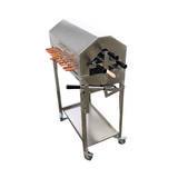 Cyprus Grill NEW with height adjustment Stainless Steel BBQ Spit Rotisserie - With Hood + 20kg variable speed motor (CG-0707WH-BUNDLE)