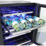 Schmick Under Bench Black Beer And Wine Fridge Combination - Model JC132-Combo (2 units)