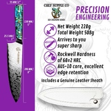 Sea Creature Series 8.25" (21 cm) 45 Layer Damascus Chef Knife