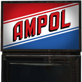 Ampol Fuel Pump Branded Skinny Upright Bar Fridge