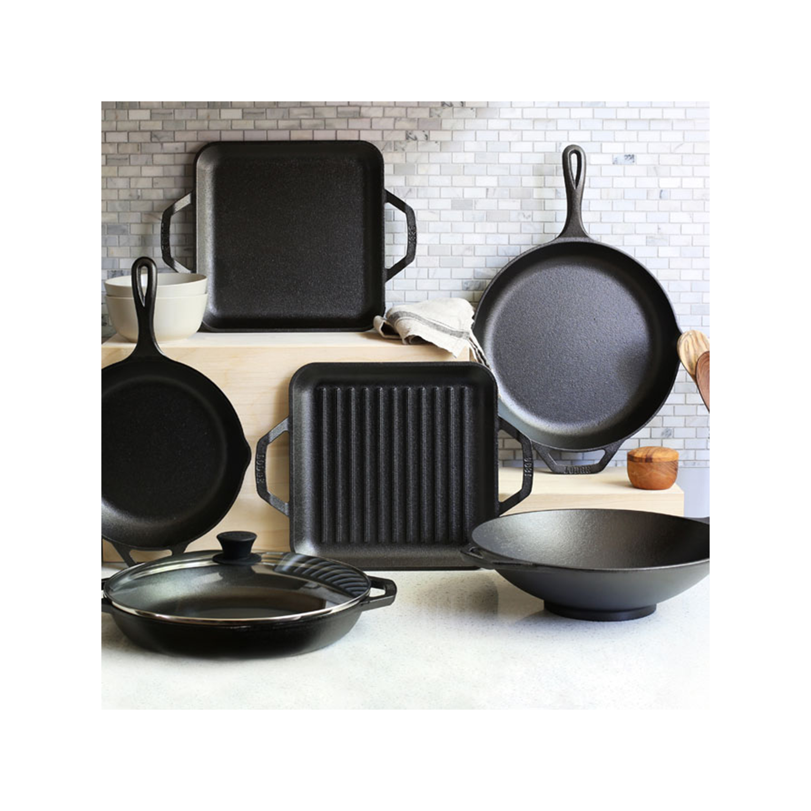  Lodge Chef Collection - 11 Inch Cast Iron Chef Style
