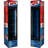 Ampol Fuel Pump Branded Skinny Upright Bar Fridge