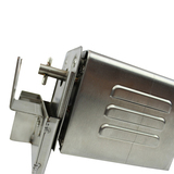 A40 Stainless Steel Rotisserie BBQ Spit Motor with Pin (30kg Capacity) with Mounting Bracket