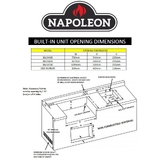 Large View Napoleon LEX Built-in 485 Version, 304 Stainless Steel Natural Gas - BILEX485RBINSS-AU