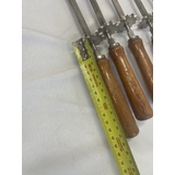 Cyprus Grill Chain Driven Large 8mm Square Stainless Steel Skewer with Gear Cog 725mm Long - PSS-1013-DIS *SET OF 7* **Clearance**