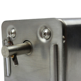 A40 Stainless Steel Rotisserie BBQ Spit Motor with Pin (30kg Capacity) with Mounting Bracket