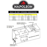 Napoleon LEX Built-in 485 Version, 304 Stainless Steel Natural Gas Package Bundle - BILEX485SS-DEAL