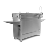 myGRILL Chef SMART Medium with Stainless Steel Cart - CS2111-15-PLUS-BUNDLE