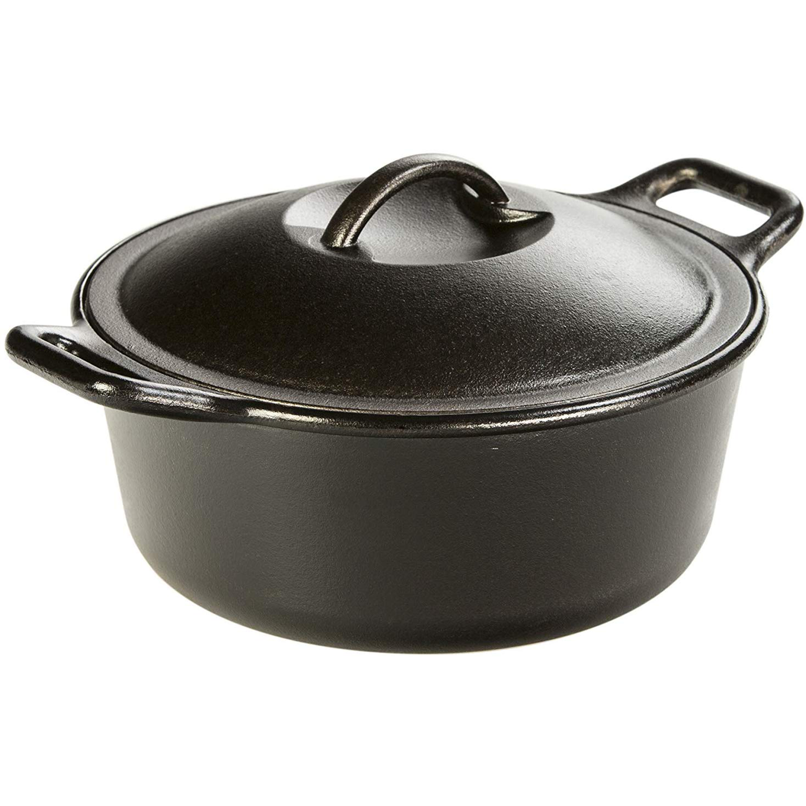 New Lodge - 4 Quart Cast Iron Dutch Oven with Loop Handles - P10D3 | eBay