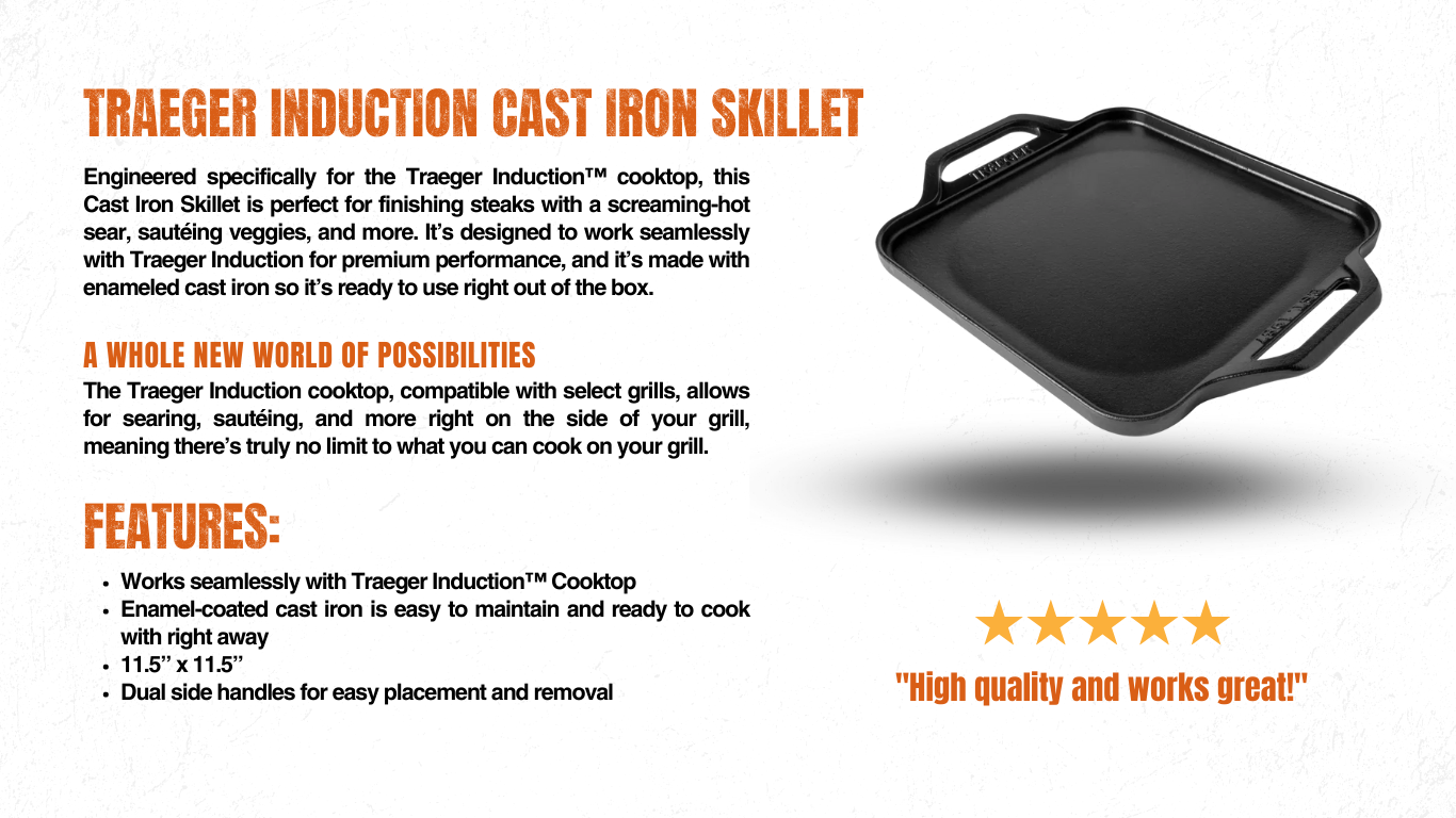 Traeger Induction Cast Iron Skillet