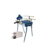 Cyprus Grill Mini - Deluxe Auto (Blue) with 13kg Capacity Commercial Grade Motor (Product of Cyprus) - CG-0700A-BUNDLE