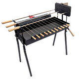 Cyprus Grill Modern Rotisserie Spit - Souvla Package Deal with 13kg Motor - CG-0779A-BUNDLE