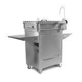 myGRILL Chef SMART Small with Stainless Steel Cart - Ultimate Package - CS1206-15-PLUS-BUNDLE