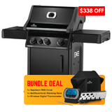 Napoleon Rogue® XT 425 - Side Infra Red Burner + CI Grills - Backyard BBQ Bundle