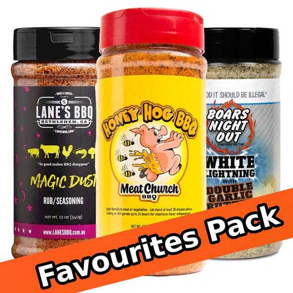 The BBQ Store Favourites Pack - a combination of our favourite rubs