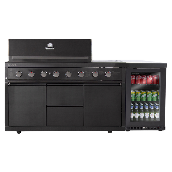 Gasmate Nova Graphite 6 Burner BBQ Kitchen 2m