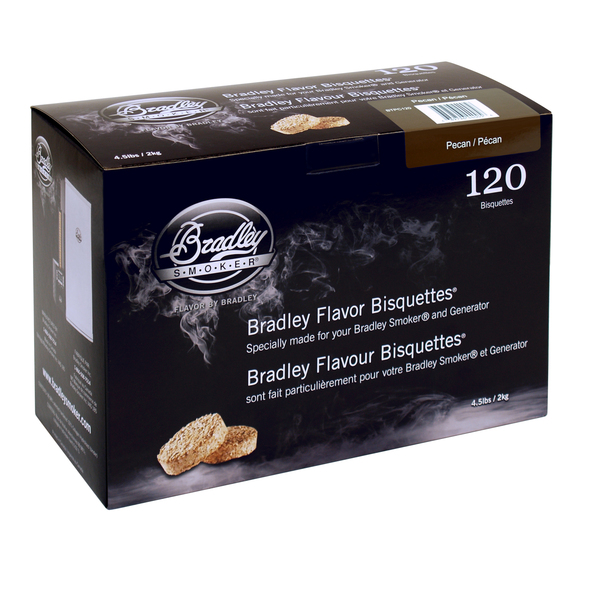 Bradley Pecan Bisquettes 120 Pack -  BTPC120