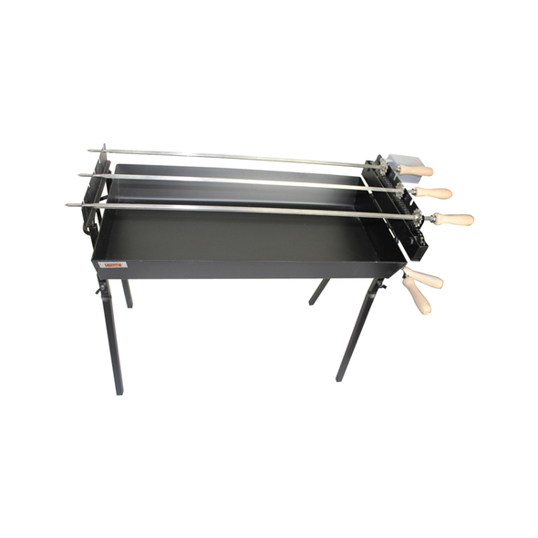 Cyprus Grill Special Edition Modern Rotisserie Spit with Rechargeable Motor - CG-0779S-BUNDLE