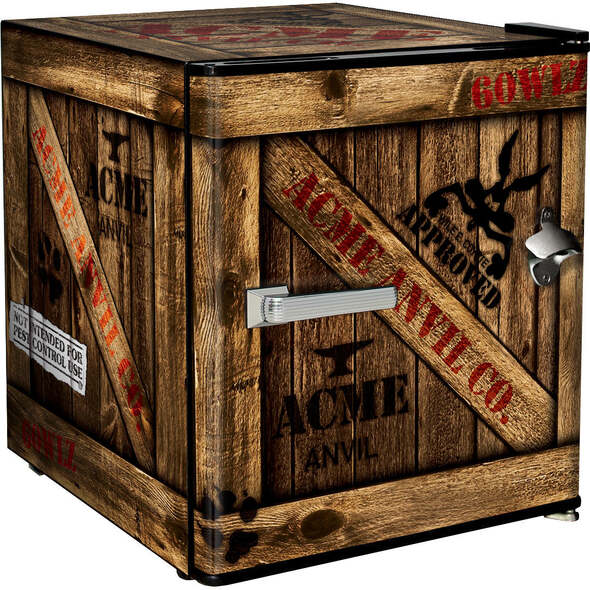 ACME Crate Design Mini Bar Fridge - A Great Gift Idea - Model HUS-BC46B-ACME
