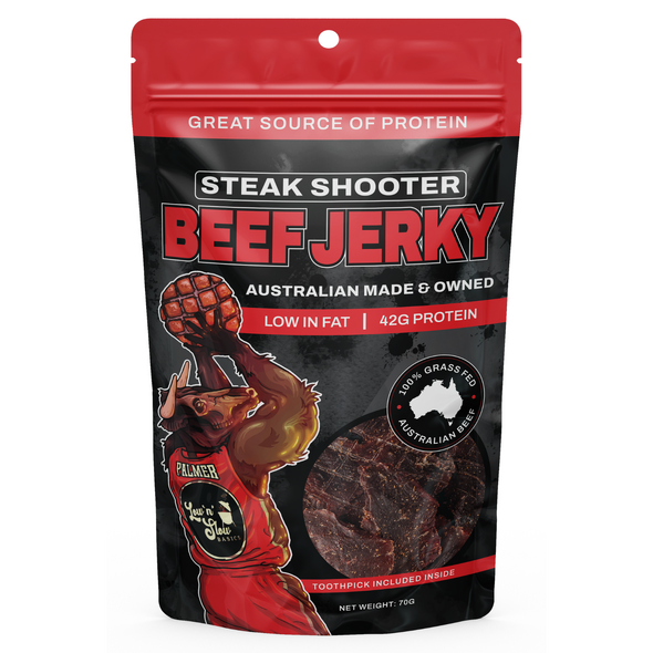 Low 'n' Slow Basics "Steak Shooter" Jerky 70g