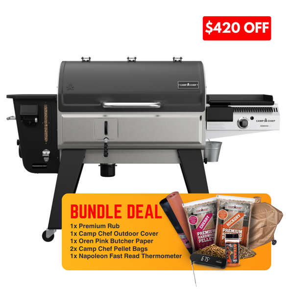 Camp Chef Woodwind Pro 36 with Sidekick - Backyard BBQ Bundle