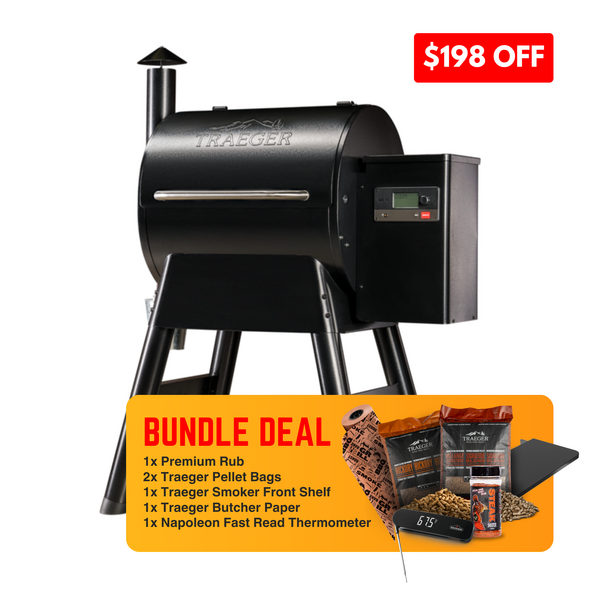 TRAEGER Pro 575 Pellet Grill - Backyard BBQ Bundle